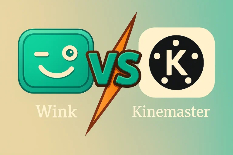 Wink vs Kinemaster: Which Video Editing App is Better in 2025? 1 Wink vs Kinemaster